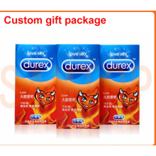 China manufacturer customized gift box for Dulex condom (sexy toy packaging)